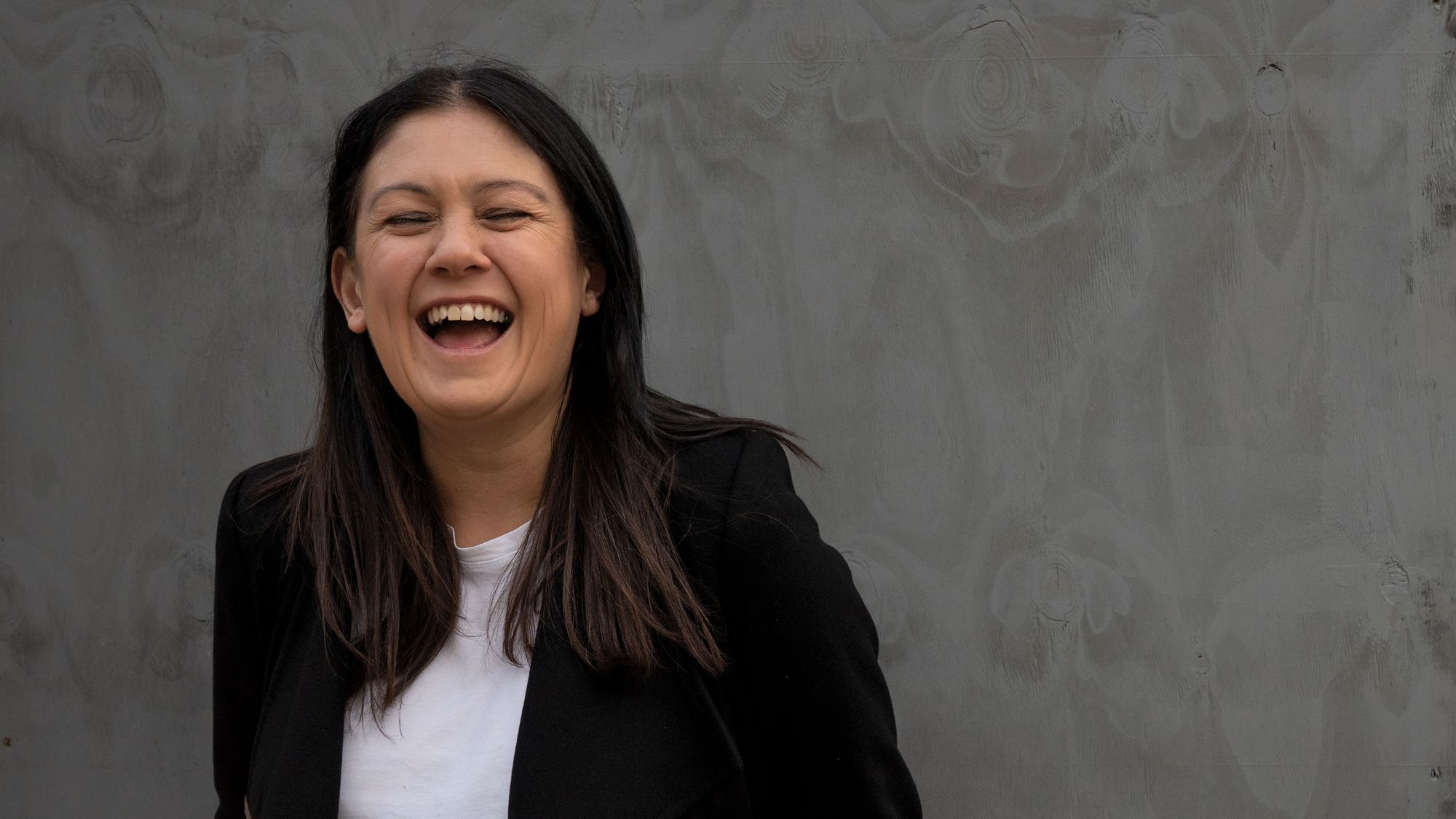Lisa Nandy laughing